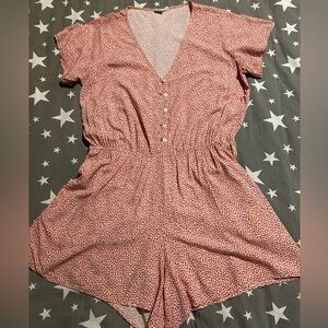 Gap Pink Short Sleeve Romper